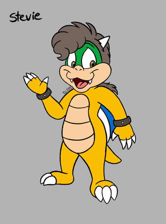 My koopa OC, Stevie. Completed February 26, 2026 in Procreate.