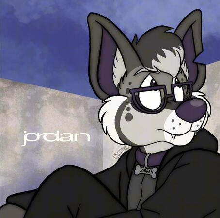 Art Fight attack for WienerDogWorks of their character, Jordan. This piece is a redraw of Jordan Knight’s debut solo album. Completed July 7, 2026 with Procreate.